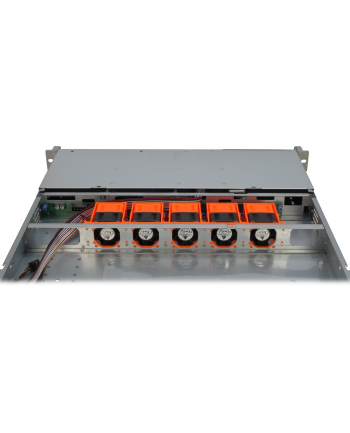 Inter-Tech IPC 1U-1404 Rack Black, Stainless steel, Server casing