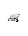 goobay Coax rozdzielacz TV 1xBu-2xSt metal - nr 2