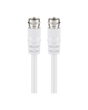 goobay - kabel satelitarny LNB - biały - 1.5m