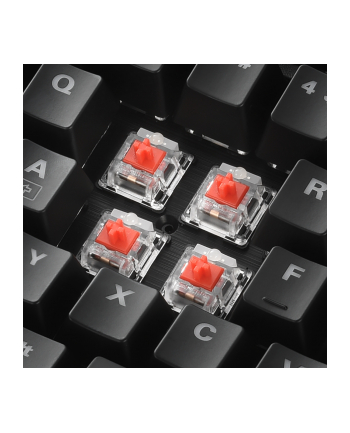 Sharkoon SKILLER SGK30 Red, gaming keyboard (black, US layout)