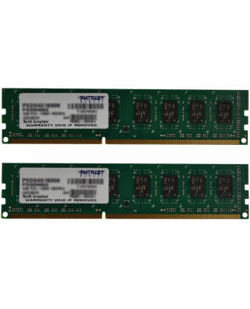 Patriot DDR3 - 16 GB -1600 - CL - 11 - Dual Kit, Signature Line (black, PSD316G1600KH)