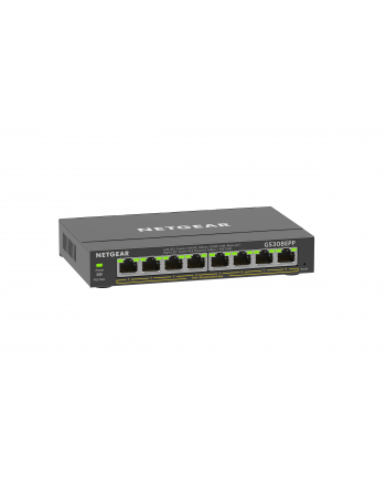 Netgear GS308EPP Managed L2/L3 Gigabit Ethernet (10/100/1000) Power over Ethernet (PoE) Black, Switch