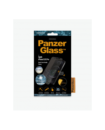 PanzerGlass Privacy E2E iPhone 12 / Pro antibacterial - CF camslider