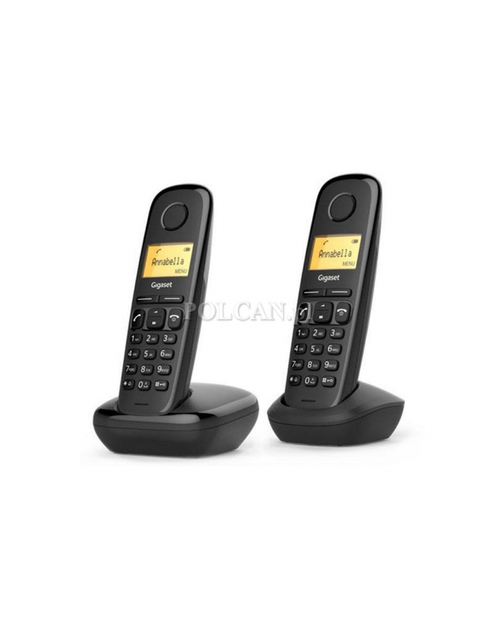 siemens Telefon DECT A170 DUO Czarny główny