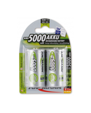 Ansmann 5000mAh NiMh - 4x akumulatorki D nr 2