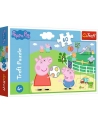 Puzzle 60el Zabawy w gronie przyjaciół Świnka Peppa. Peppa Pig 17356 Trefl - nr 2