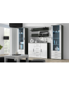 cama meble Witryna SOHO S1 szary/ biały połysk - nr 7