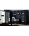 cama meble Witryna SOHO S6 2D2S czarny/ czarny połysk - nr 9
