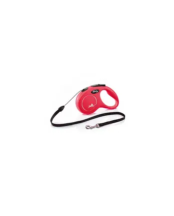 flexi Smycz NEW CLASSIC S linka -5m -do 12kg czerwony nr 2