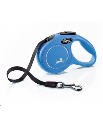 flexi Smycz NEW CLASSIC XS taśma -3m -do 12kg niebieski