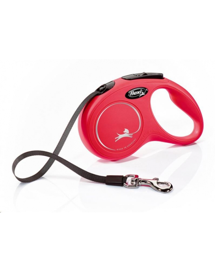 flexi Smycz NEW CLASSIC S taśma -5m -do 15kg czerwony główny
