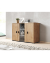 cama meble Komoda 120cm SOHO S7 dąb lefkas+ czarny - nr 5