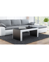 cama meble Stolik/ława TESS 120 czarny/ biały połysk - nr 2