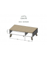 cama meble Zestaw LOTTA 2 (KOM1502D3S+ KOM1102D4S+WIT+ ŁAW110) - nr 36