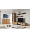 cama meble Półka 125cm (2szt) SOHO dąb lefkas + czarny - nr 6