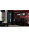 cama meble Szafka RTV SOHO 140 czarny/ czarny połysk - nr 3