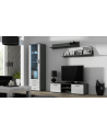 cama meble Szafka RTV SOHO 140 szary/ biały połysk - nr 2