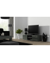 cama meble Szafka RTV SOHO 140 szary/ szary połysk - nr 1