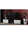 cama meble Szafka RTV SOHO 180 czarny/ biały połysk - nr 10