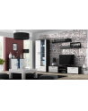 cama meble Szafka RTV SOHO 180 czarny/ biały połysk - nr 12