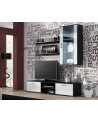 cama meble Szafka RTV SOHO 180 czarny/ biały połysk - nr 15