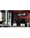 cama meble Szafka RTV SOHO 180 czarny/ biały połysk - nr 18