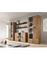cama meble Półka 125cm (2szt) SOHO dąb lefkas + czarny - nr 8