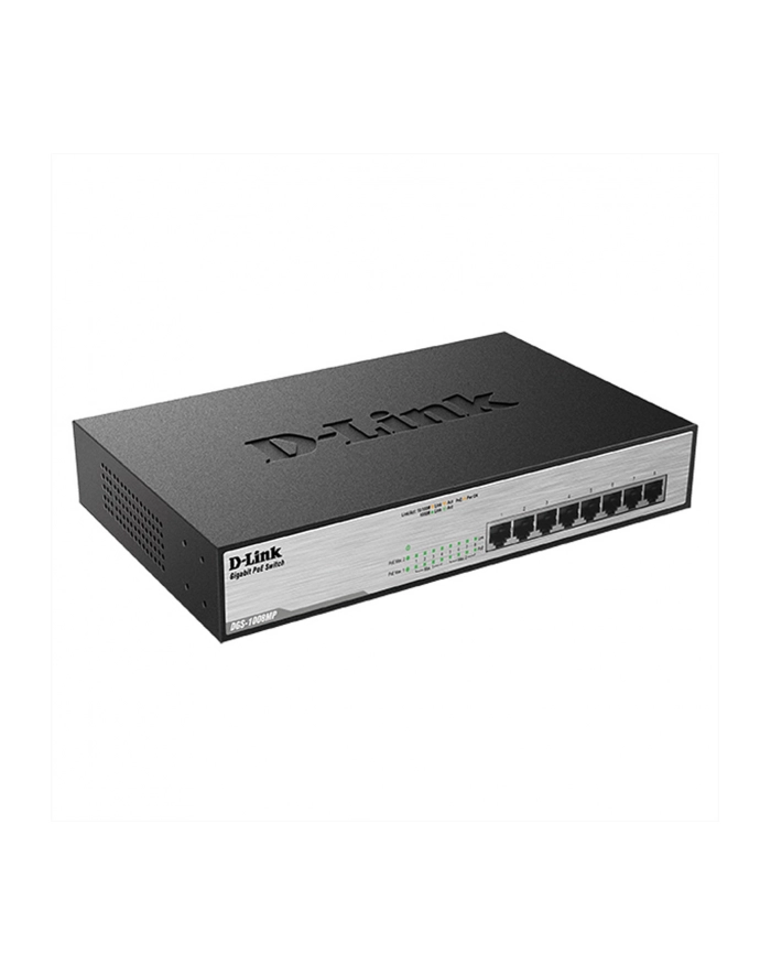 D-Link DGS-1008MP  8-Port Desktop Gigabit PoE+ Swit główny