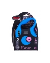 flexi Smycz NEW CLASSIC L taśma niebieski -8m -do 50kg - nr 6