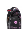 flexi Smycz NEW CLASSIC L taśma czarny -8m -do 50kg - nr 1