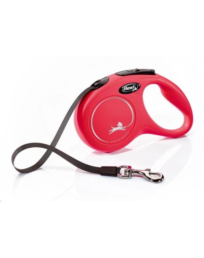 flexi Smycz NEW CLASSIC S taśma -5m -do 15kg czerwony główny