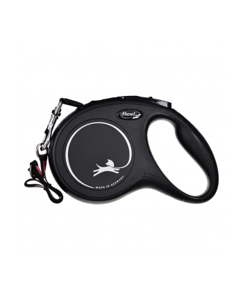 flexi Smycz NEW CLASSIC M taśma czarny -5m -do 25kg