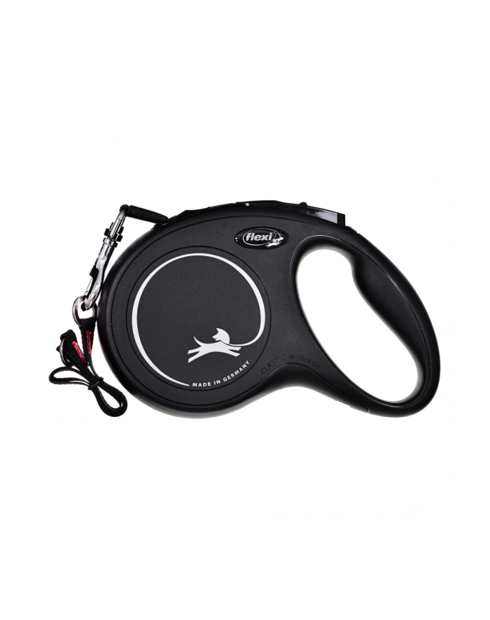 flexi Smycz NEW CLASSIC M taśma czarny -5m -do 25kg główny