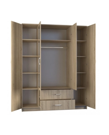 top e shop SZAFA ROMANA 160X205 SONOMA Z LUSTREM