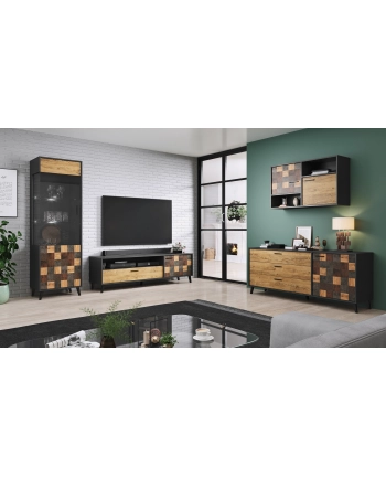 cama meble Witryna 1D SOUL 192/60/45
