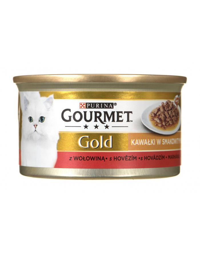 purina nestle GOURMET GOLD Sauce Delights Wołowina 85g główny