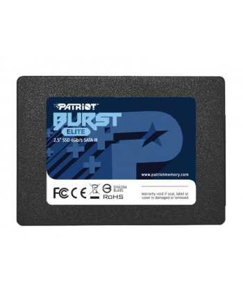 patriot memory Dysk SSD PATRIOT BURST ELITE 120GB SATA 3 25INCH