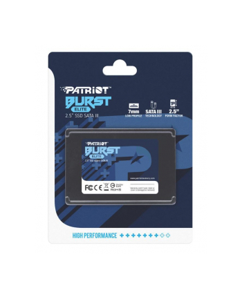 patriot memory Dysk SSD PATRIOT BURST ELITE 120GB SATA 3 25INCH