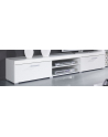 cama meble Szafka RTV 200 SAMBA (Unit 8) biały/biały połysk - nr 6