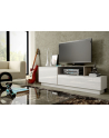 cama meble Szafka RTV SIGMA3 180 biały/biały połysk + sonoma - nr 3