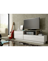 cama meble Szafka RTV SIGMA3 180 biały/biały połysk + sonoma - nr 7