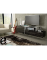 cama meble Szafka RTV SIGMA3 180 czarny/czarny połysk + biały - nr 3