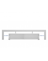 cama meble Szafka RTV TORO 200 szary/ biały połysk - nr 10