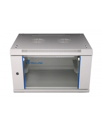 Extralink 6U 600x450 Szara Szafa rack montowana