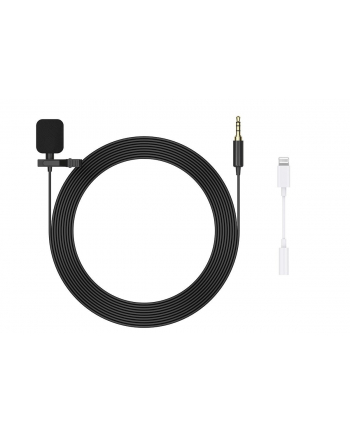 Lavalier Phone Microphone Mirfak MC1P Lighting with MFI connector