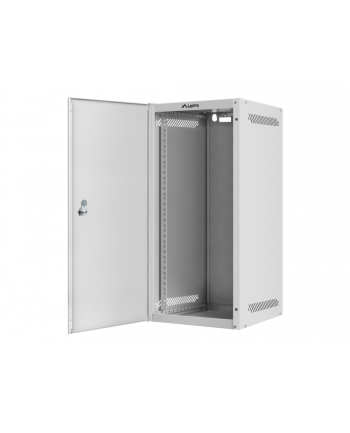LANBERG SZAFA WISZĄCA RACK 10  12U 280X310 SZARA  DRZWI METALOWE (FLAT PACK) WF10-2312-00S