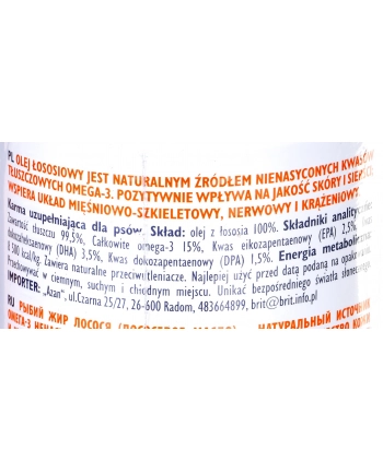 BRIT CARE Olej z łososia 1000ml
