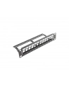 LANBERG patch panel blank 12 port 1U with organizer for keystone modules Kolor: CZARNY - nr 9