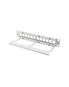 LANBERG patch panel blank 12 port 1U with organizer for keystone modules gray - nr 4