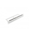 LANBERG patch panel blank 12 port 1U with organizer for keystone modules gray - nr 9